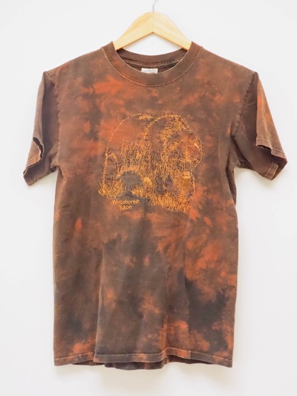Vtg Whitehorse Souvenir Shirt - Small - Vtg Embroidered Bear TShirt